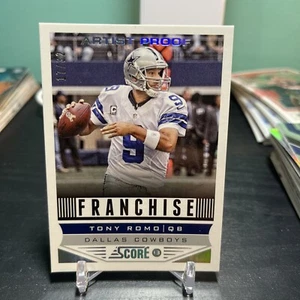 2013 Score Tony Romo "Franchise" Artist Proof 17/32 Dallas Cowboys GW2 - Picture 1 of 3