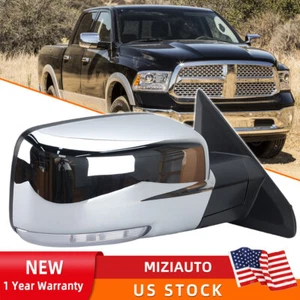 Power Mirror For Dodge Ram 1500 2500 3500 2013-2018 Right Heated Chrome W/Signal - Bild 1 von 12