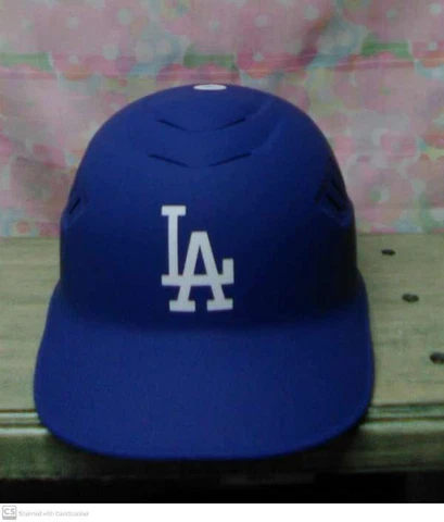 LOS ANGELES DODGERS MATTE FINISH F/S BATTING HELMET NEW NO FLAP SIZE 6 7/8 Cover