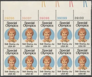 US Scott #1788, "Special Olympics" Plate block of 10, MNH - Picture 1 of 1