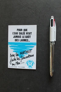Autocollant / Sticker - Assurance MATMUT J'aide les sauveteurs en mer - Picture 1 of 2