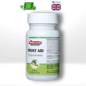 Prostaid Baidyanath 50 pestañas - salud de la próstata, soporte del tracto urinario, alivio de la HPB - Imagen 1 de 3