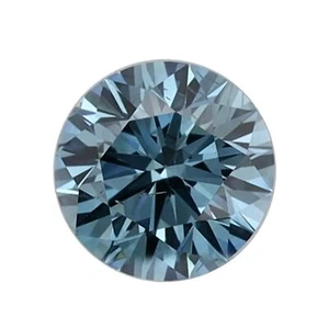IGI Certified 0.55ct Blue SI1 Clarity Round Cut CVD Diamond For Engagement Ring - Picture 1 of 9