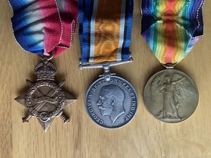 WW1 British Army 1914/15 Victory BWM War Medal Trio O Conor RE Royal Engineers - Picture 1 of 15