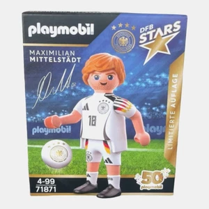 PLAYMOBIL 71871 DFB Estrellas Maximiliano Rueda Central Fútbol EM 2024 Nueva Figura - Imagen 1 de 2