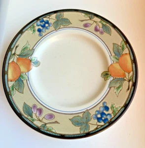 Mikasa Saucer Plates Intaglio Garden Harvest 6 ½” CAC29 Set of 4 - Picture 1 of 6