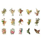 Colorful Pet Fairy Butterfly Stickers For Scrapbooking Albums 45 Pieces