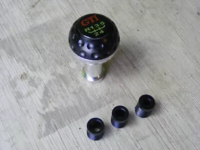 Pomo de cambio óptica bola de golf 5 velocidades VW Golf 1 2 GTI Cabrio Jetta GT 16V G60 NUEVO - Imagen 1 de 4