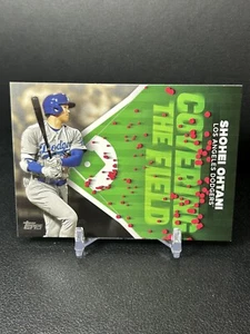2024 TOPPS SHOHEI OHTANI COVERING THE FIELD LOS ANGELES DODGERS!! - Picture 1 of 2