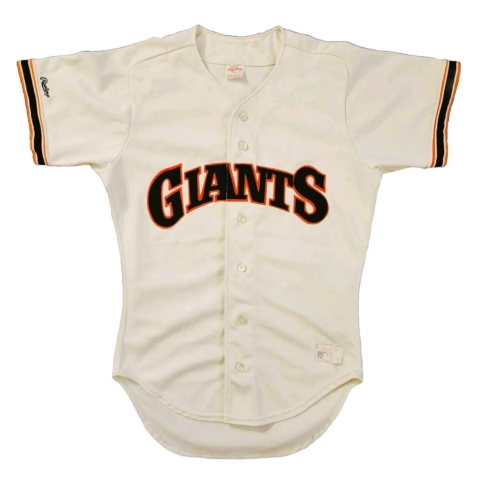 1980s Rare Vintage San Francisco Giants Rawlings Baseball Jersey Sz: 38 Men's SM - Image 1 of 1
