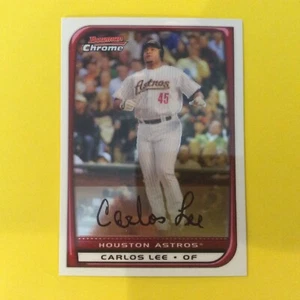 Bowman Chrome #185 2008 Carlos Lee Houston Astros - Imagen 1 de 2