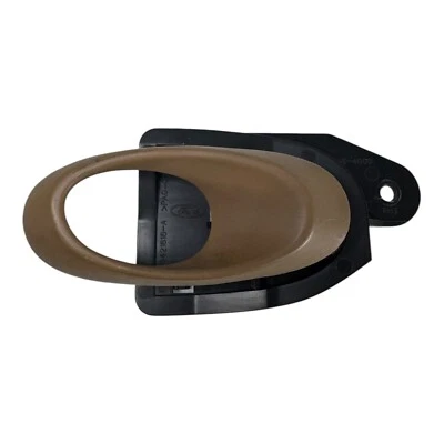 1996 - 1999 Ford Taurus maçaneta interna dianteira direita marrom F6DB-5421818-A fabricante de equipamento original - Imagem 1 de 4