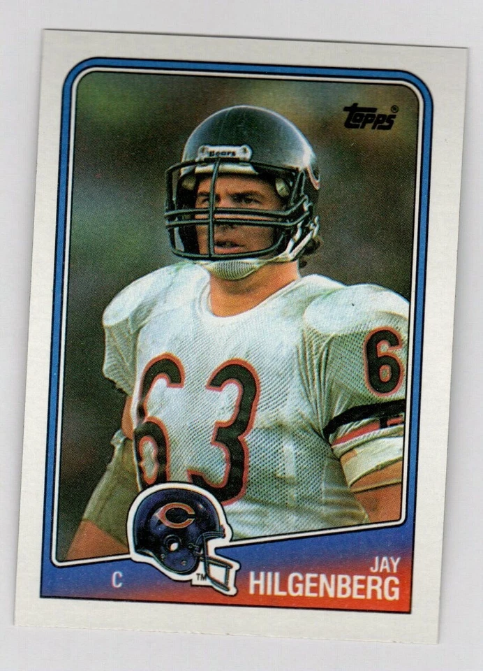 1988 Topps Football #77 Jay Hilgenberg Chicago Bears - Image 1 of 1