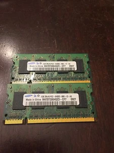2GB Samsung M470T2864QZ3-CF7 Set of (2x1GB) Modules PC2-6400 DDR2 240-Pin SIMM - Picture 1 of 1
