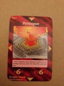 PENTAGON : ILLUMINATI NEW WORLD ORDER INWO UNLIMITED CARD GAME RARE JEU DE CARTE - Bild 1 von 1