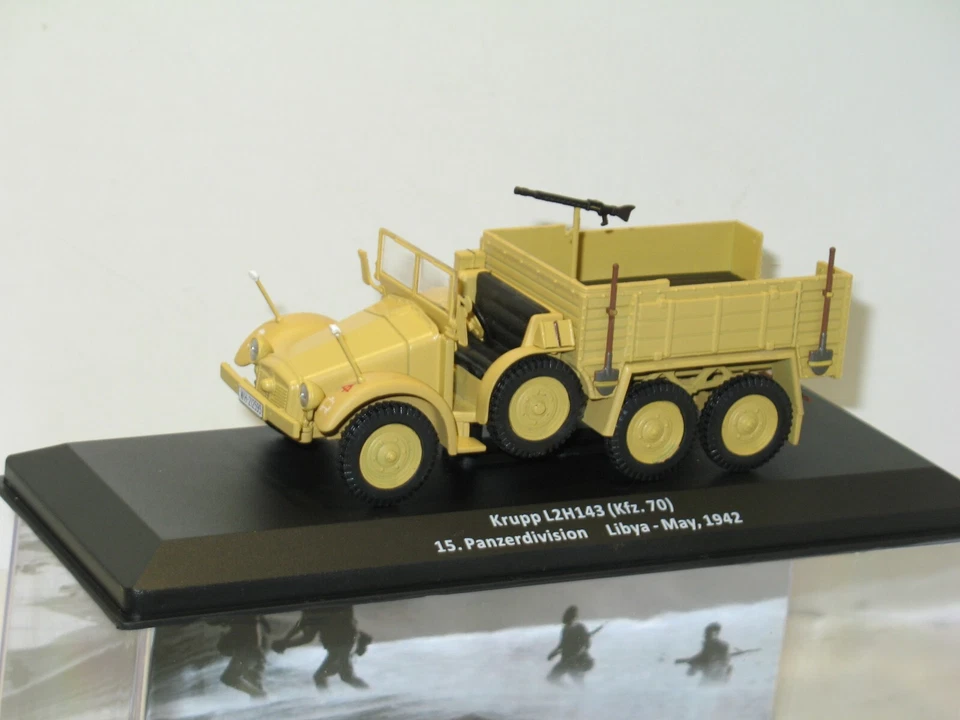 Camion Tedesco SABBIA KRUPP, Collezione Auto Altaya 1:43 Militare - Immagine 1 di 2