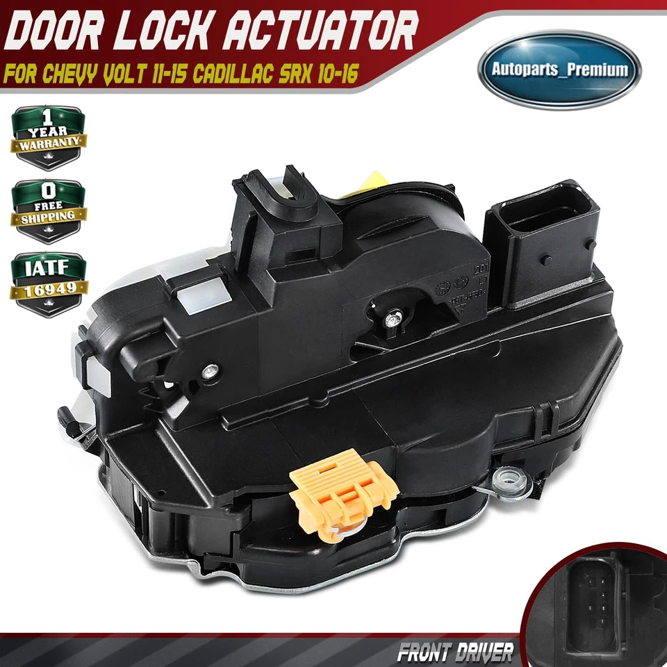 Actuador de bloqueo de puerta para Cadillac SRX 2010-2016 Chevrolet Volt 11-15 delantero izquierdo Foto 1 de 4