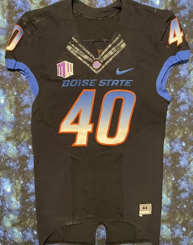 Authentic Nike NCAA Boise State Broncos Football Team Issued Jersey Cover