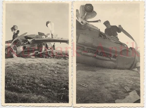 A616 Fotos Wehrmacht Eisenbahn Pio Kp.75 Russland Beute Flugzeug IL2 crash TOP ! - Bild 1 von 1