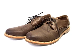 Steve Madden Olivyr Men Brown PU Leather Upper Oxford Dress Shoes Size 13 - Picture 1 of 20