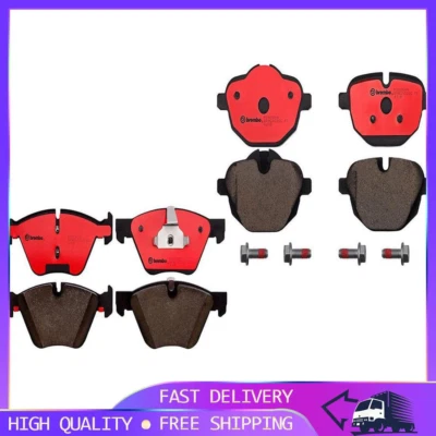 Juego de pastillas de freno de disco delanteras traseras Brembo 2 piezas para BMW 528i 2011-2016 _PG Foto 1 de 3