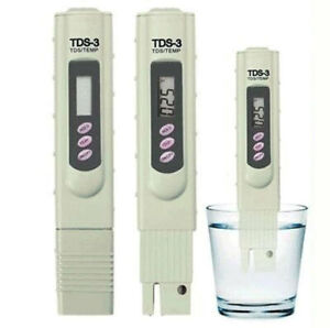 TDS-3 Digitaler LCD-Tester Leitungswasserqualitätsfilter Reinheit 0-9990 PPM