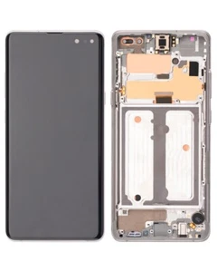 Replacement OLED Assembly With Frame Compatible For Samsung Galaxy S10 5G Silver - Picture 1 of 2