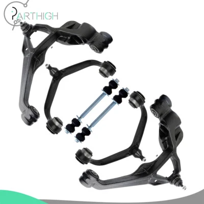 Barra estabilizadora de rótula y brazo de control delantero 6 piezas para GMC Sierra 3500 HD 2011-2019 Foto 1 de 4