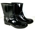 Michael Kors Womens Black Rain Ankle Boots Us 10 M