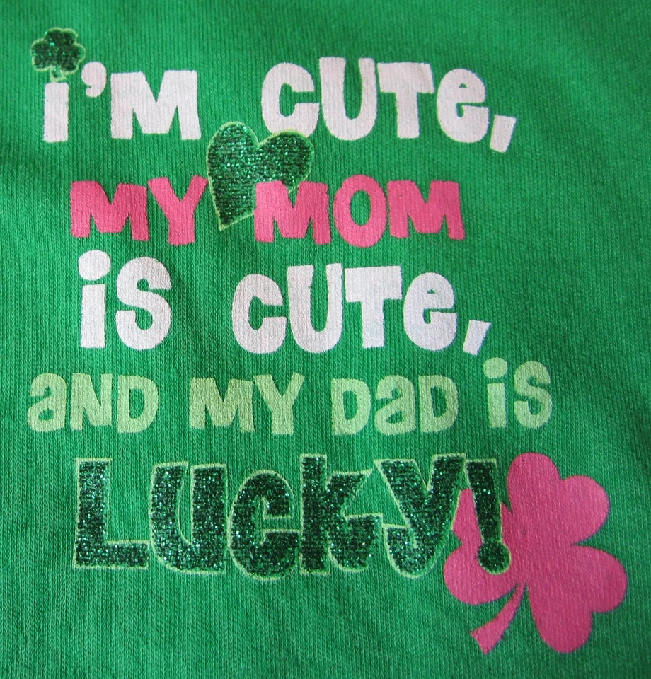 My Baby's First St. Saint Patrick's Halloween Día de Acción de Gracias One Piece NB-24 Foto 1 de 1