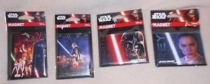 Disney's Star Wars Darth Vader Leia Han Solo Assorted Magnets Lot of 4 - Picture 1 of 2