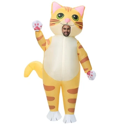 Disfraz de Gato Inflable para Adulto,Disfraz de Navidad Inflable Halloween y T... Foto 1 de 4