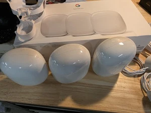 Google Nest Wifi Pro 6E 2 Port Wireless Mesh Router - Pack of 3 - Snow - Zdjęcie 1 z 2