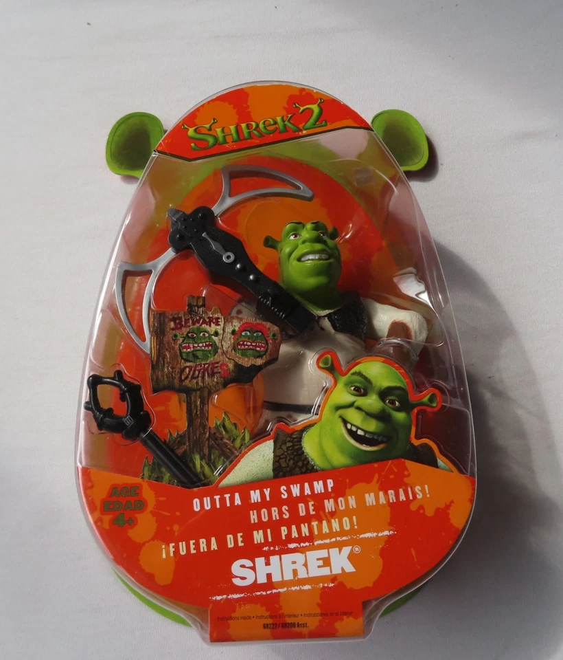 Shrek 2   Outta My Swamp Shrek by Hasbro - Dreamworks in 2004 - Image 1 of 4