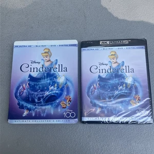 Disney’s Cinderella (4K UHD, Blu-ray, DVD, Digital) W/Slipcover, New/Sealed - Picture 1 of 4