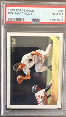 1993 Topps - Don Mattingly #32 Gold PSA 10 Foto 1 de 2