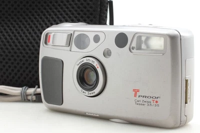 [N MINT w/ Case] Kyocera T Proof Yashica T4 Super T5 35mm Film Camera From JAPAN - Image 1 of 4