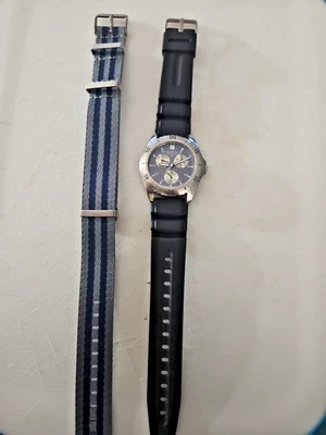 Nautica Men Multifunction Dive Style 50m Gray Dial Watch - Image 1 of 4