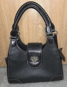 Vintage echt Brighton Leder Handtasche / Handtasche - Bild 1 von 7