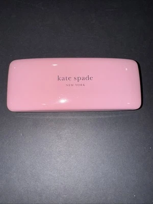 Gafas de sol Kate Spade rosa y verde estuche rígido con cubierta Foto 1 de 4