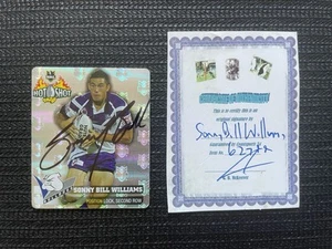 Hot Shot Tazo NRL sparkling 2006 Rare sonny bill williams Auto 04/30 - Picture 1 of 8