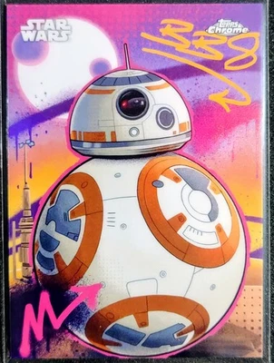 BB8 2025 Star Wars Topps Chrome Galactic Graffiti SSP Case Hit *SEE PICTURES* - Image 1 of 3