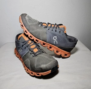 On Cloud X Running Shoes Gray/Orange Men's size 11M Activewear  - Picture 1 of 14