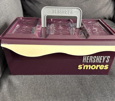 De colección Hershey's S'mores caja estuche de transporte/caja de mano con bandeja detallada Foto 1 de 4