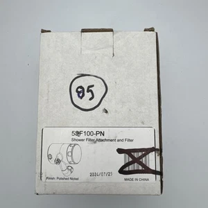 Delta Rubinetto Filtro Doccia Chiarifi, Acqua Dura, Nichel Lucido 5SF100-PN - Foto 1 di 4