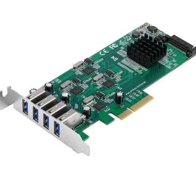 Siig JU-P40811-S1 4Port USB 3.0 PCIe Quad Core JUP40811S1 - Image 1 of 4