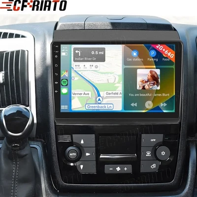 Autoradio Android 15 GPS Navi Für Fiat Ducato/Peugeot Boxer/Citroen Jumper 2+64G - Bild 1 von 4