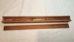 Vintage Glass Pipette in original wooden box, Dairy Department, Univ. of MO - Picture 1 of 7