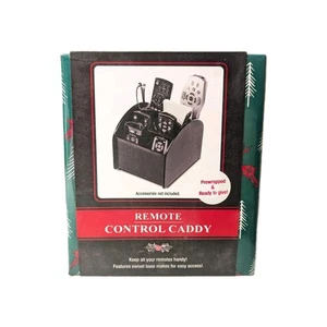 TV Remote Control Caddy With Spinning Valet Organizer Wrapped and Ready to Give! - Picture 1 of 2