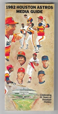 1982 Houston Astros Media Guide - Image 1 of 2